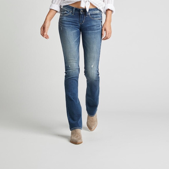 Silver Tuesday 17 1/2, low rise slim bootcut jeans - Picture 8 of 16